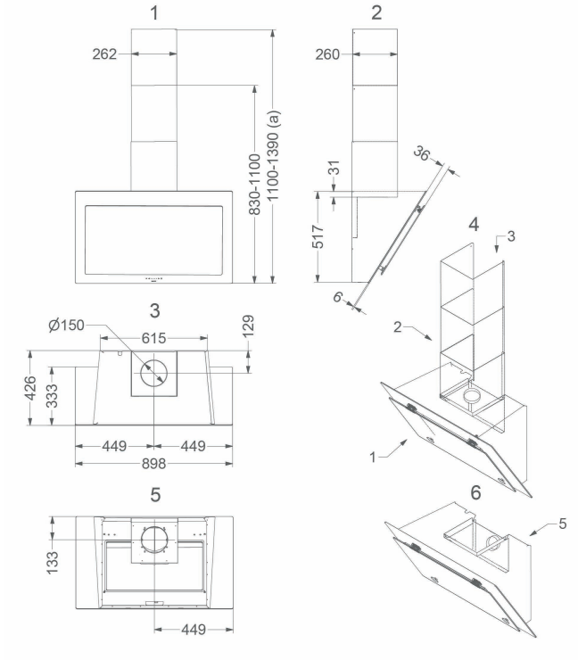 Novy 7858  afzuigkap afbeelding 5