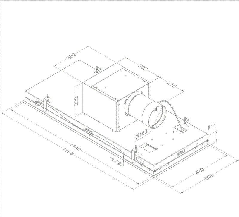 Novy afzuigkap 8711 afbeelding 3