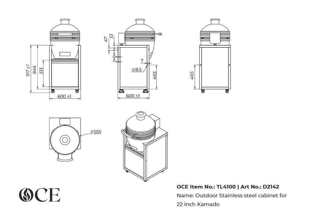OCE barbecue  TL4100 afbeelding 4