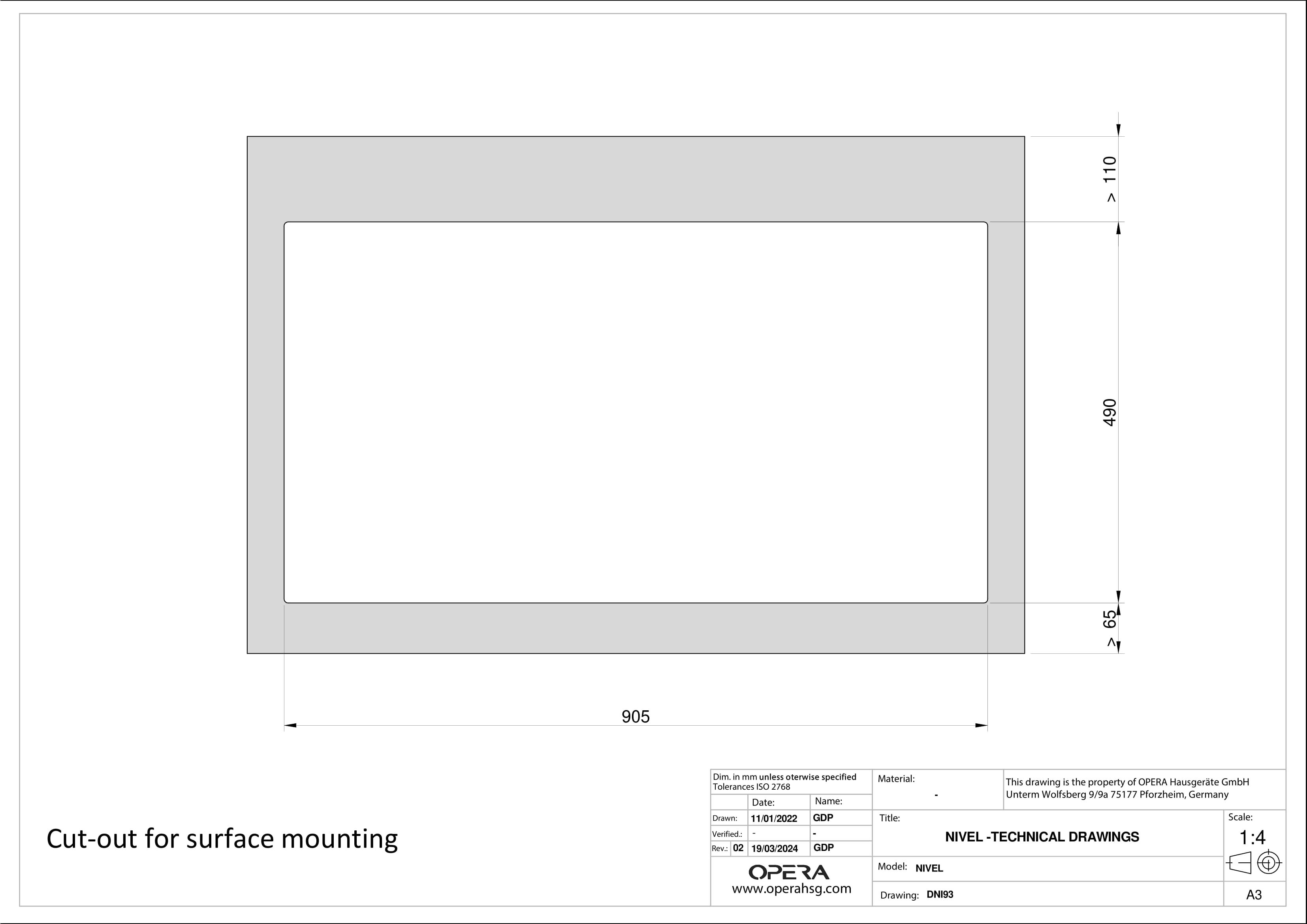 Opera DNI93C220 inbouw kookplaat afbeelding 5