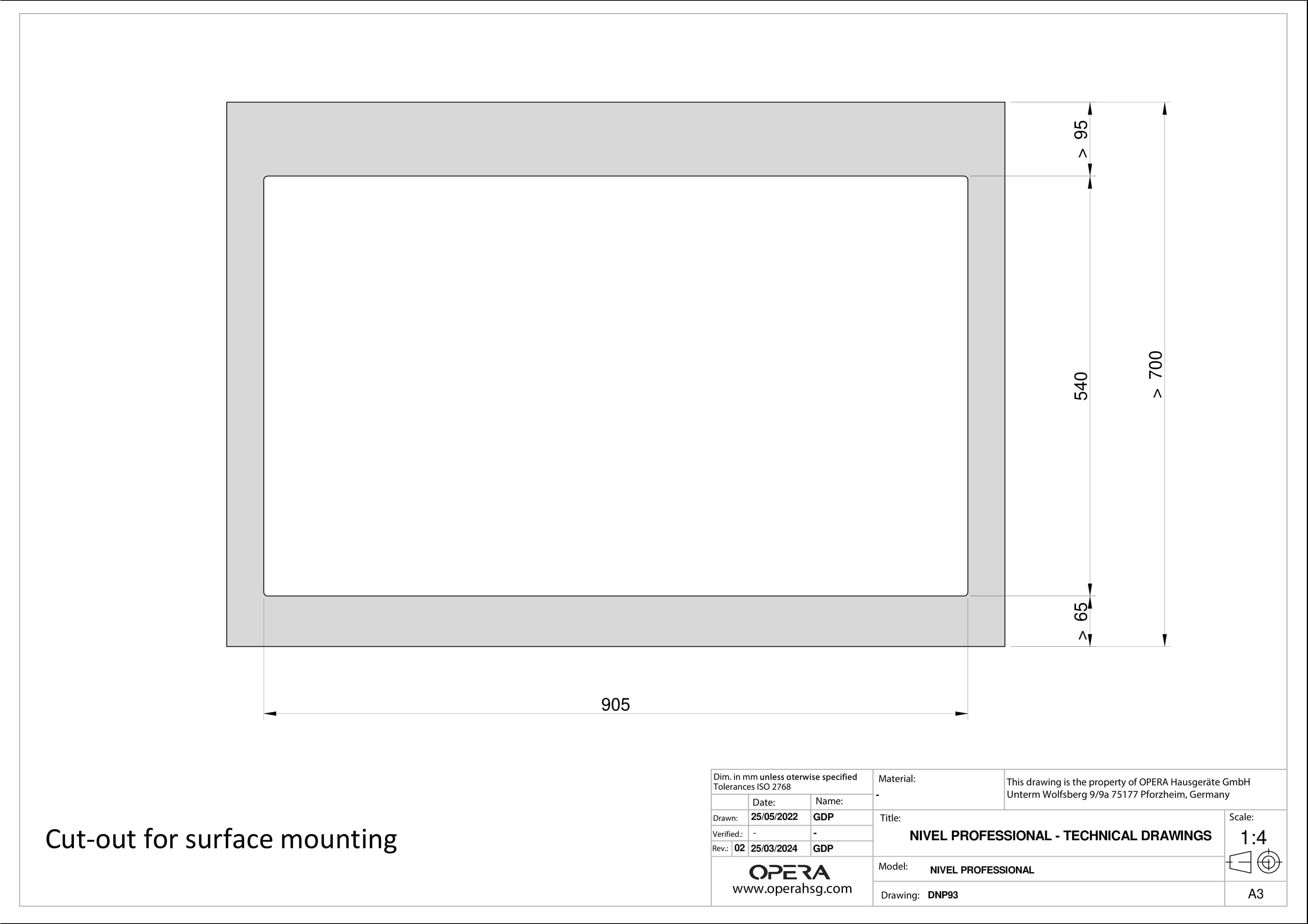 Opera DNP93A220 inbouw kookplaat afbeelding 5