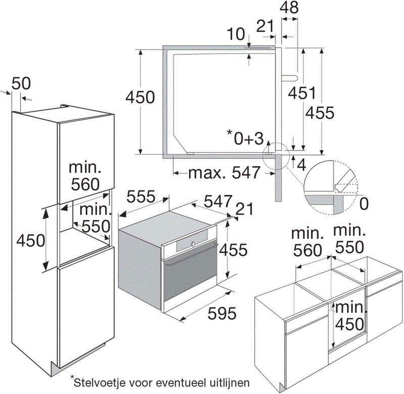 Pelgrim oven inbouw COS834ANT afbeelding 4