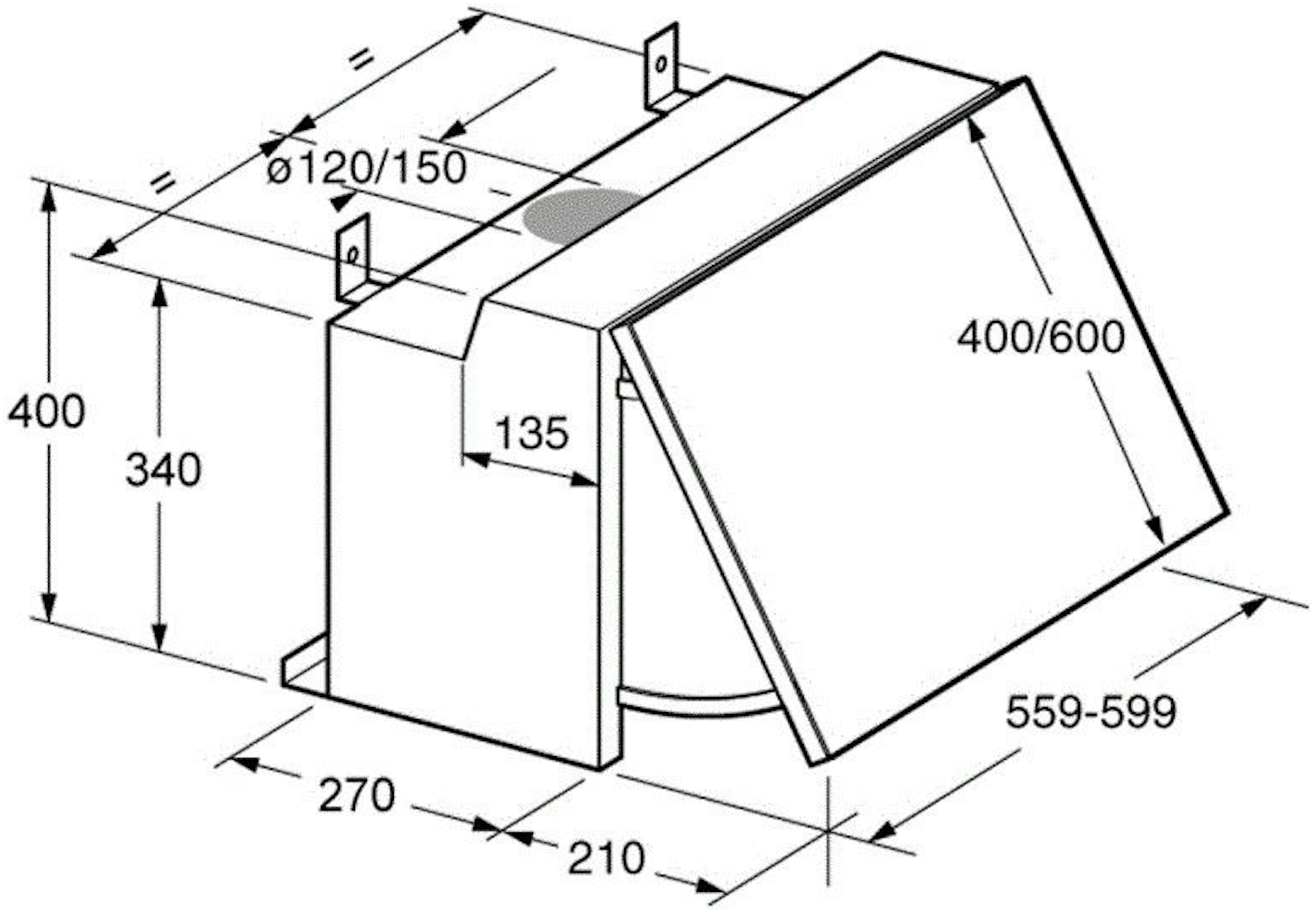 Pelgrim afzuigkap  GWA820RVS afbeelding 4