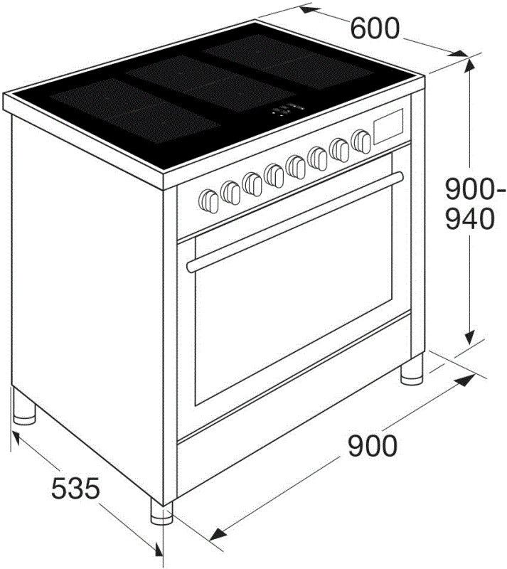Pelgrim fornuis  IF960RVS afbeelding 4