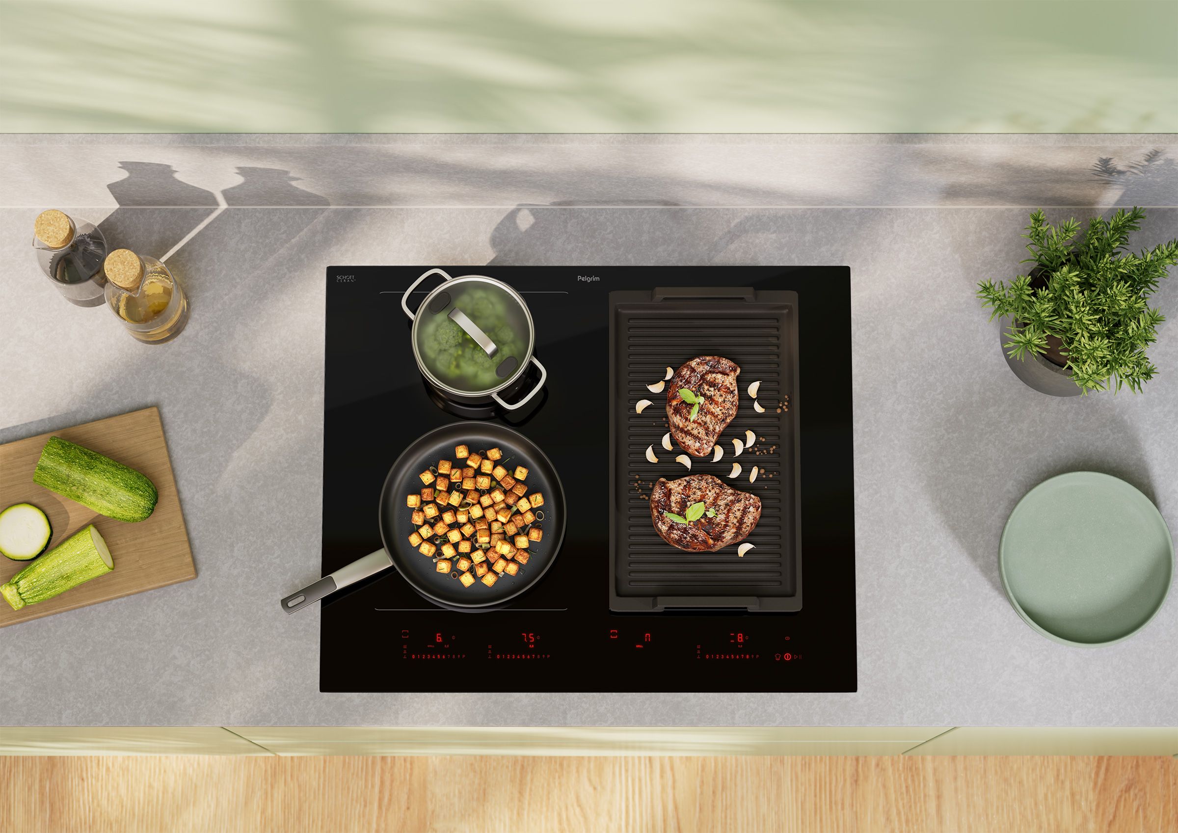 Pelgrim kookplaat IK862 afbeelding 3