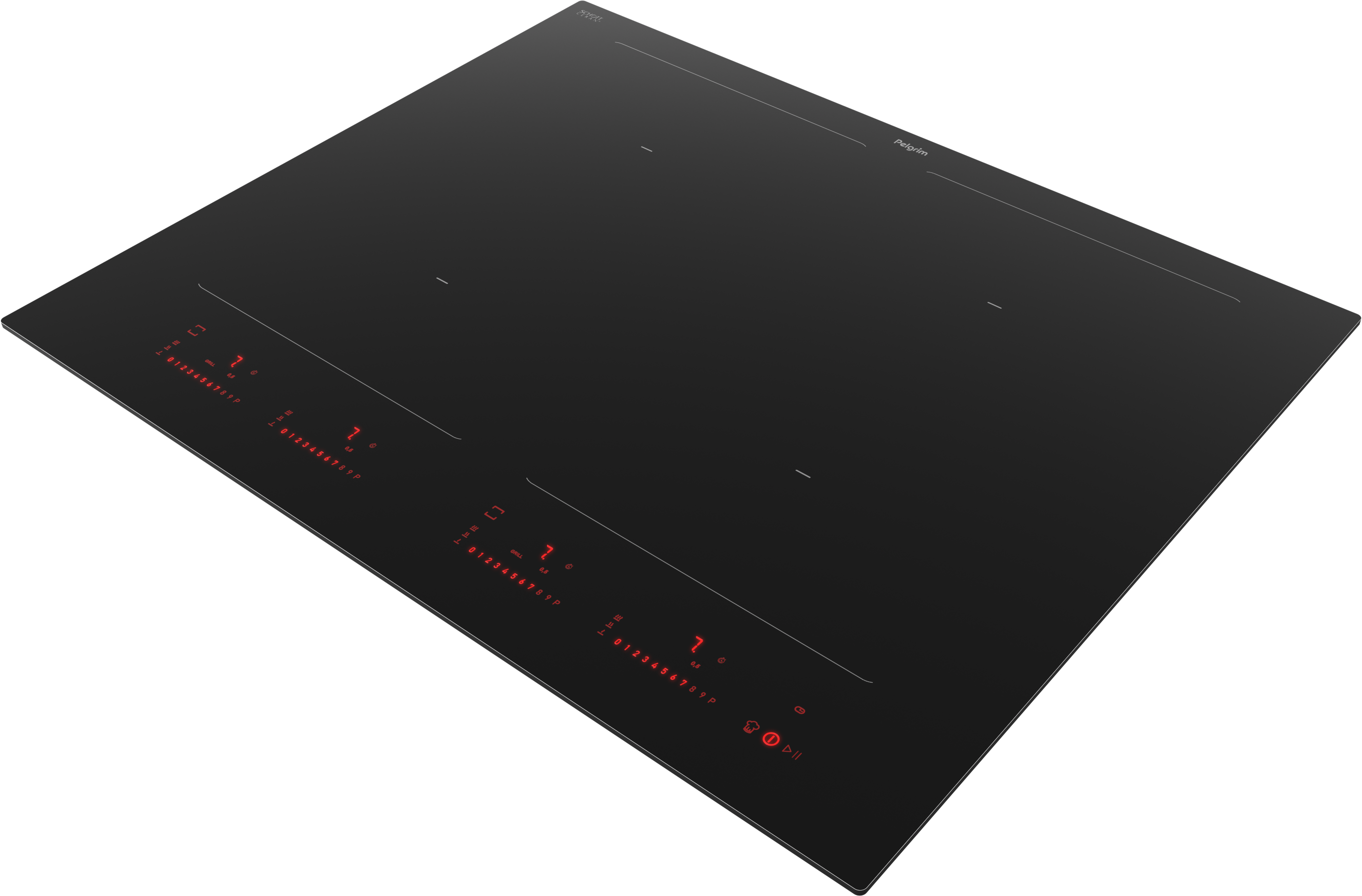 Pelgrim kookplaat inbouw IK862 afbeelding 4