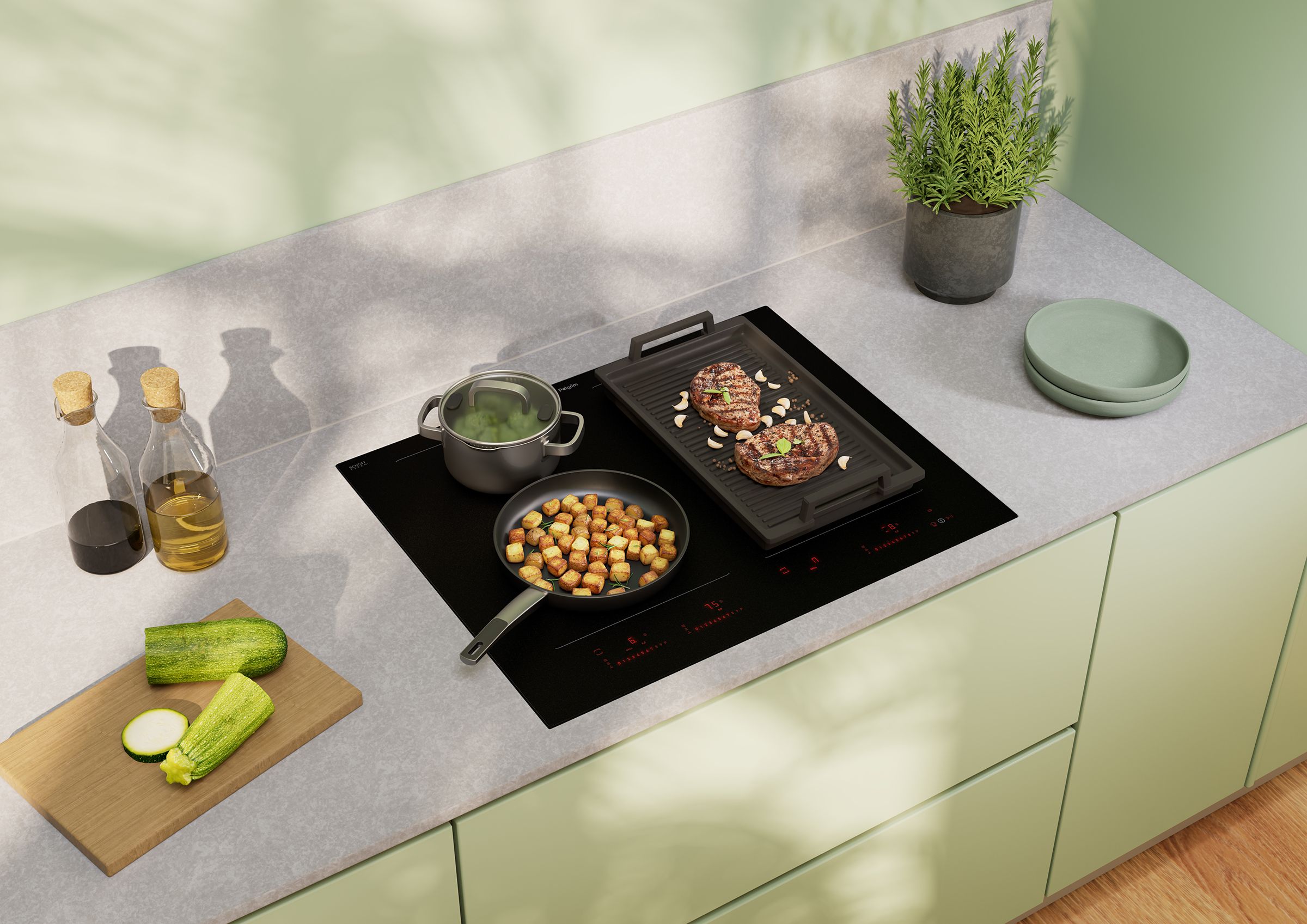 Pelgrim IK862MG inbouw kookplaat afbeelding 5