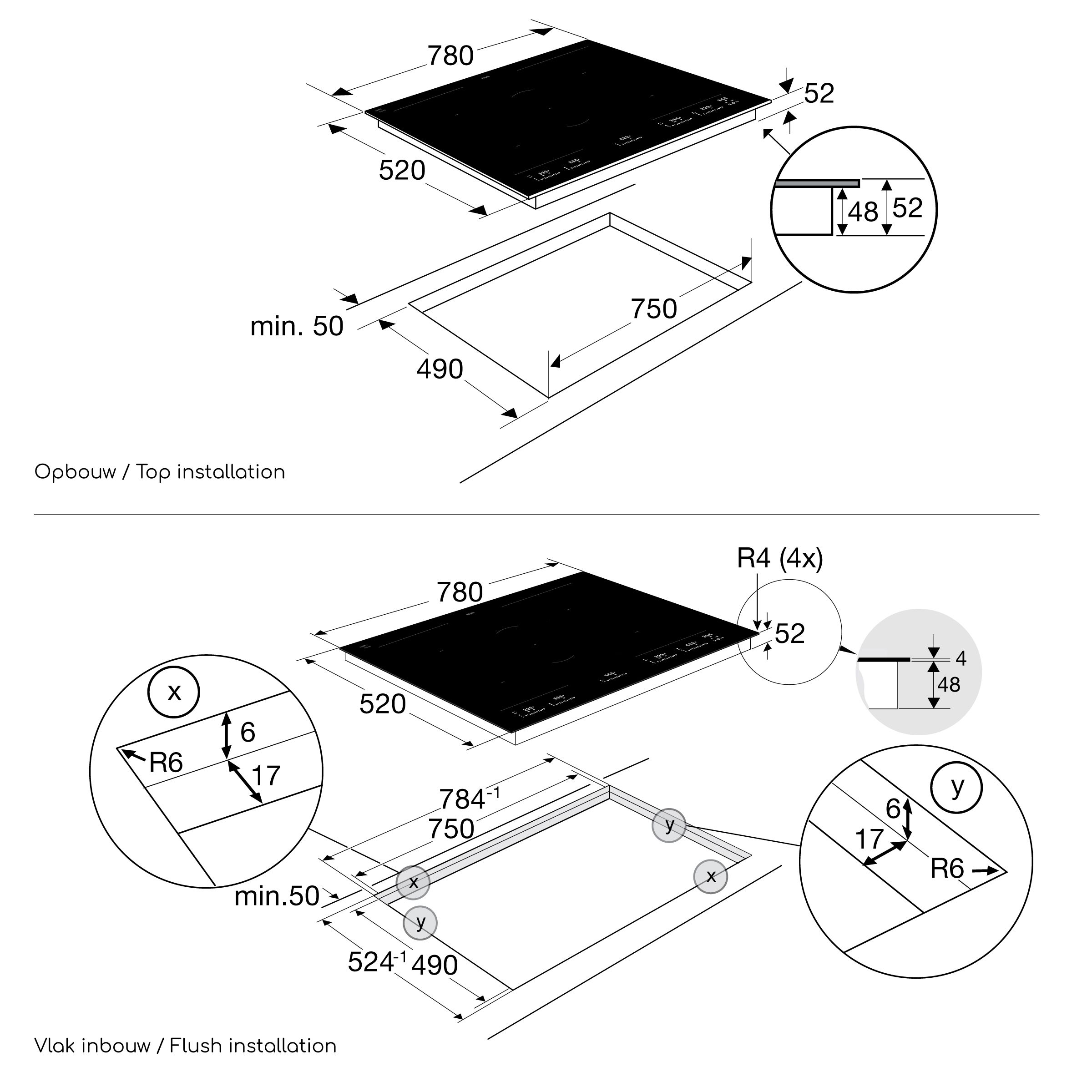 Pelgrim IK883 inbouw kookplaat afbeelding 5
