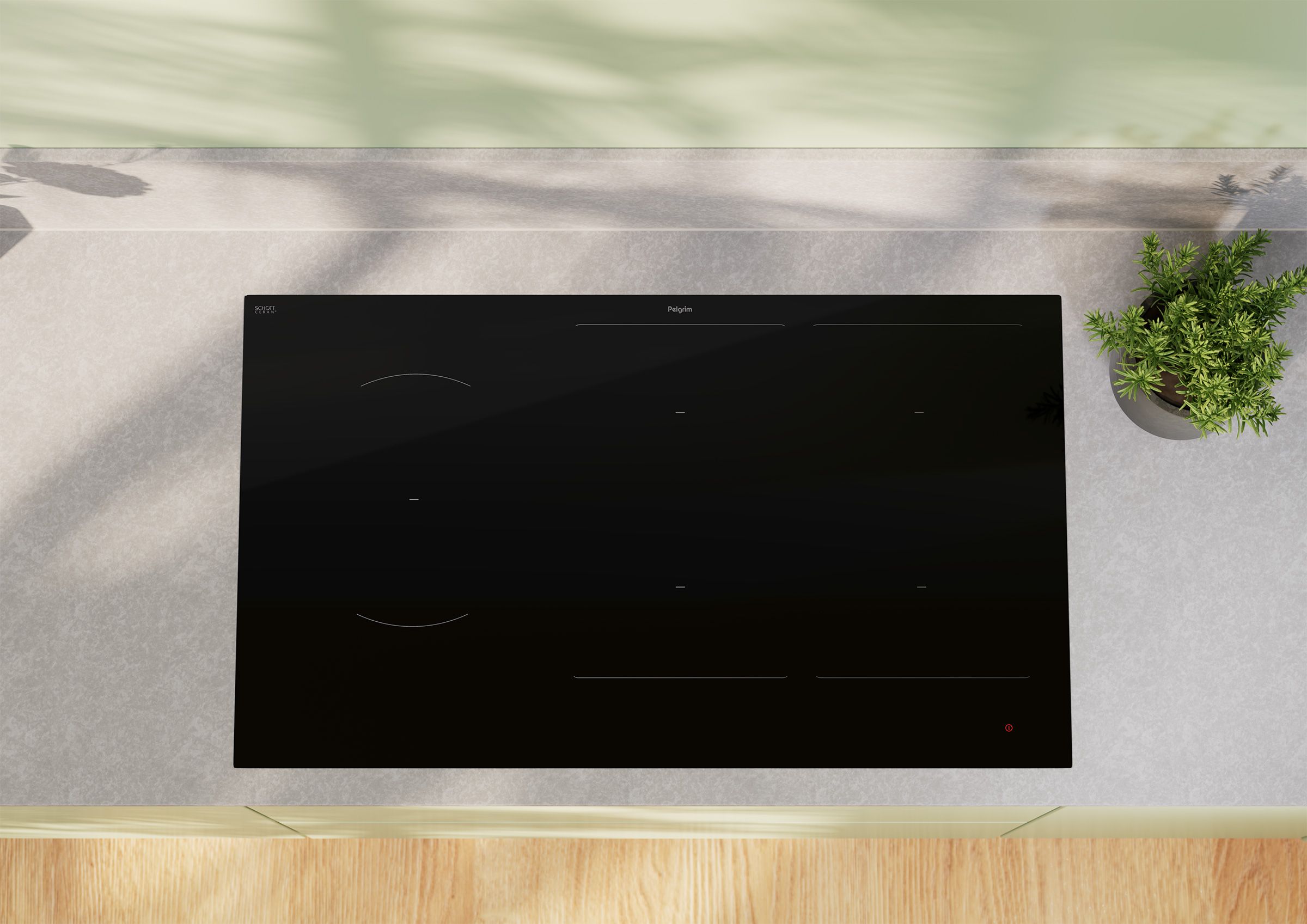 Pelgrim kookplaat inbouw IK893 afbeelding 4