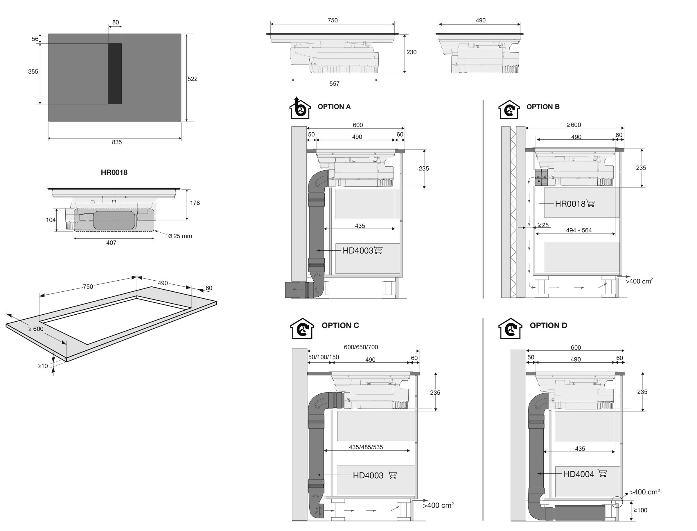 Pelgrim IKR9082R inbouw kookplaat afbeelding 5