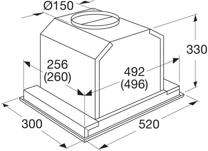 Pelgrim afzuigkap ISW750RVS afbeelding 3