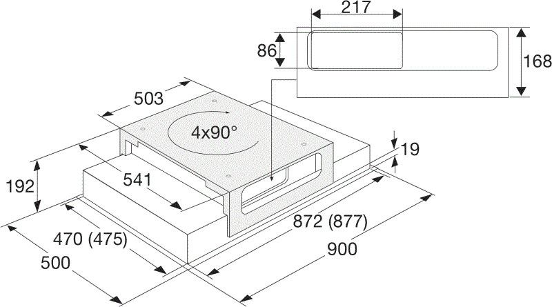 Pelgrim afzuigkap ISWA0960MAT afbeelding 3