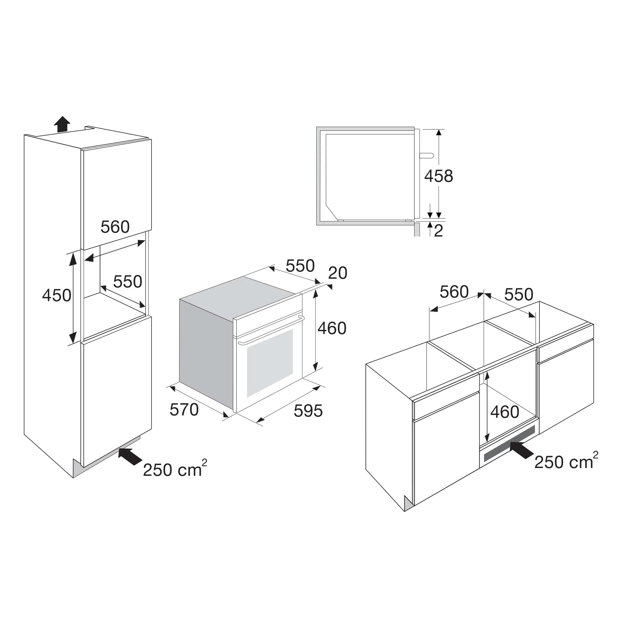Pelgrim magnetron inbouw OM140GLS afbeelding 4