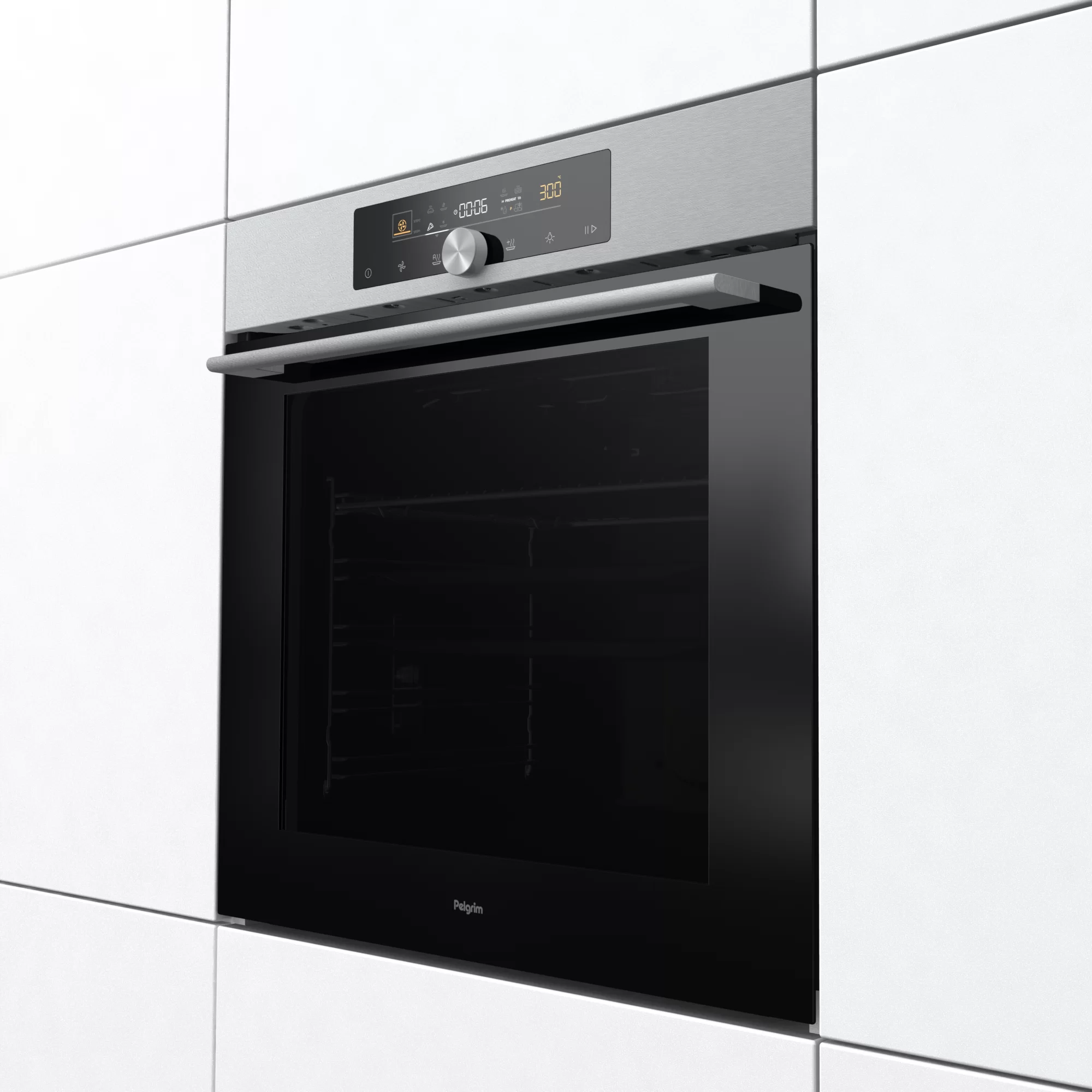 Pelgrim oven inbouw OP560RVS afbeelding 4