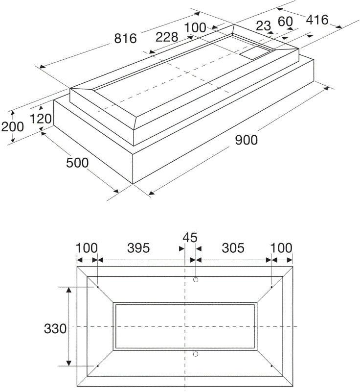 Pelgrim afzuigkap OSWA0980WIT afbeelding 3