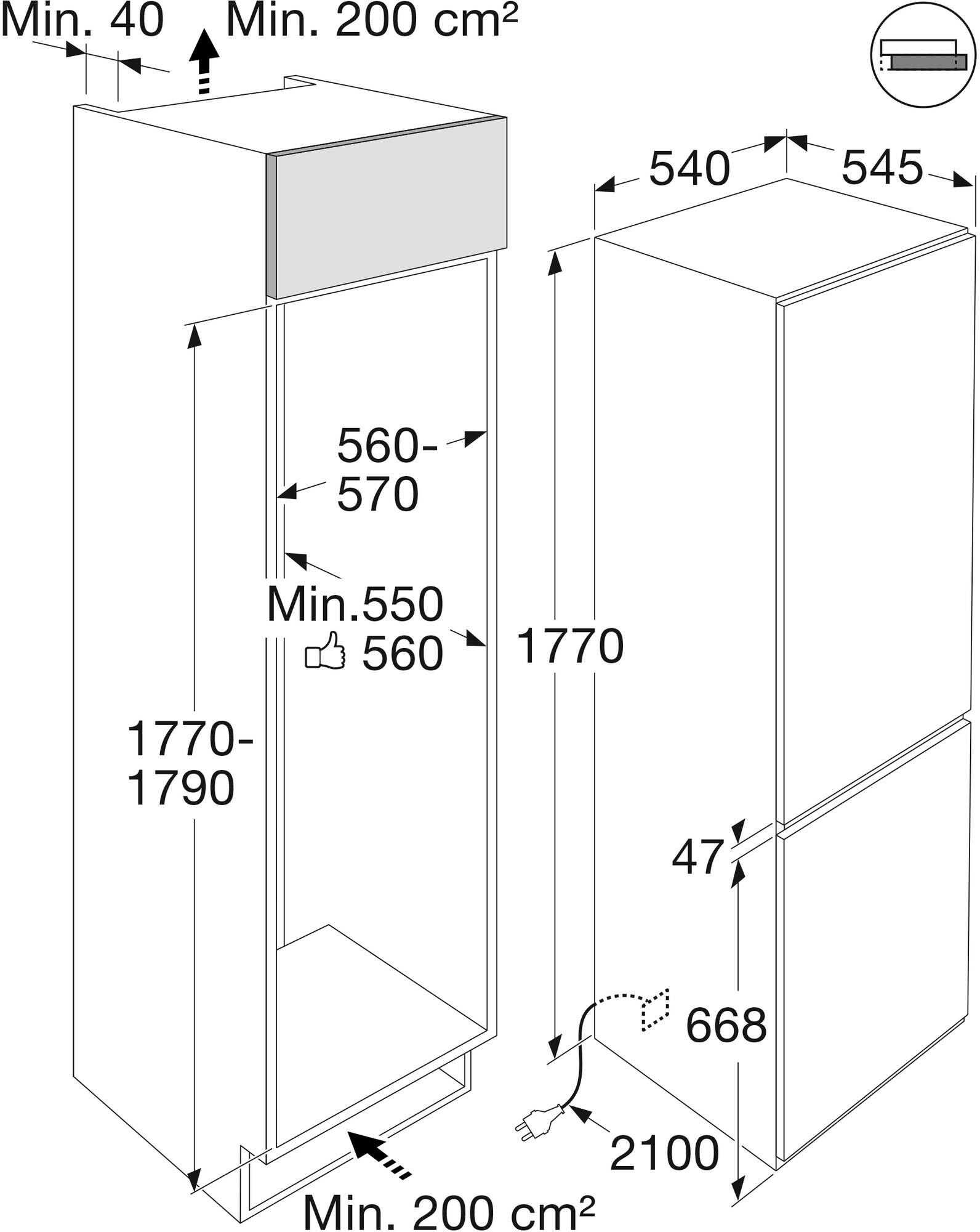 Pelgrim koelkast PCS22178L afbeelding 3
