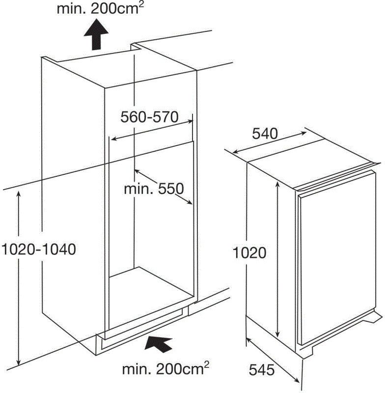 Pelgrim koelkast PKD2102 afbeelding 3