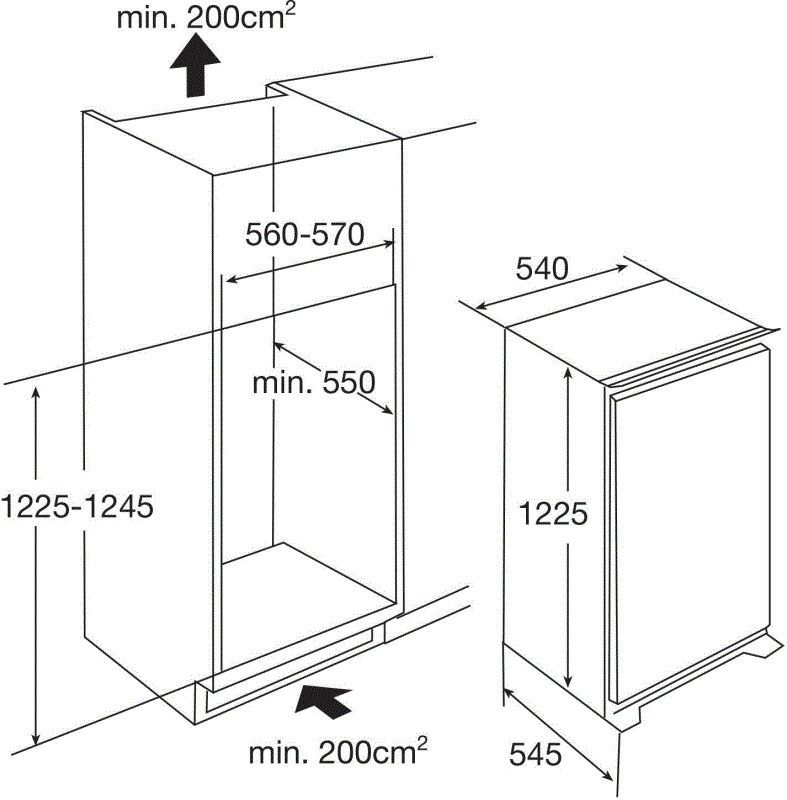 Pelgrim koelkast PKS2122 afbeelding 3
