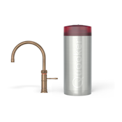 Quooker Combi+ Classic Fusion Round Messing Patina
