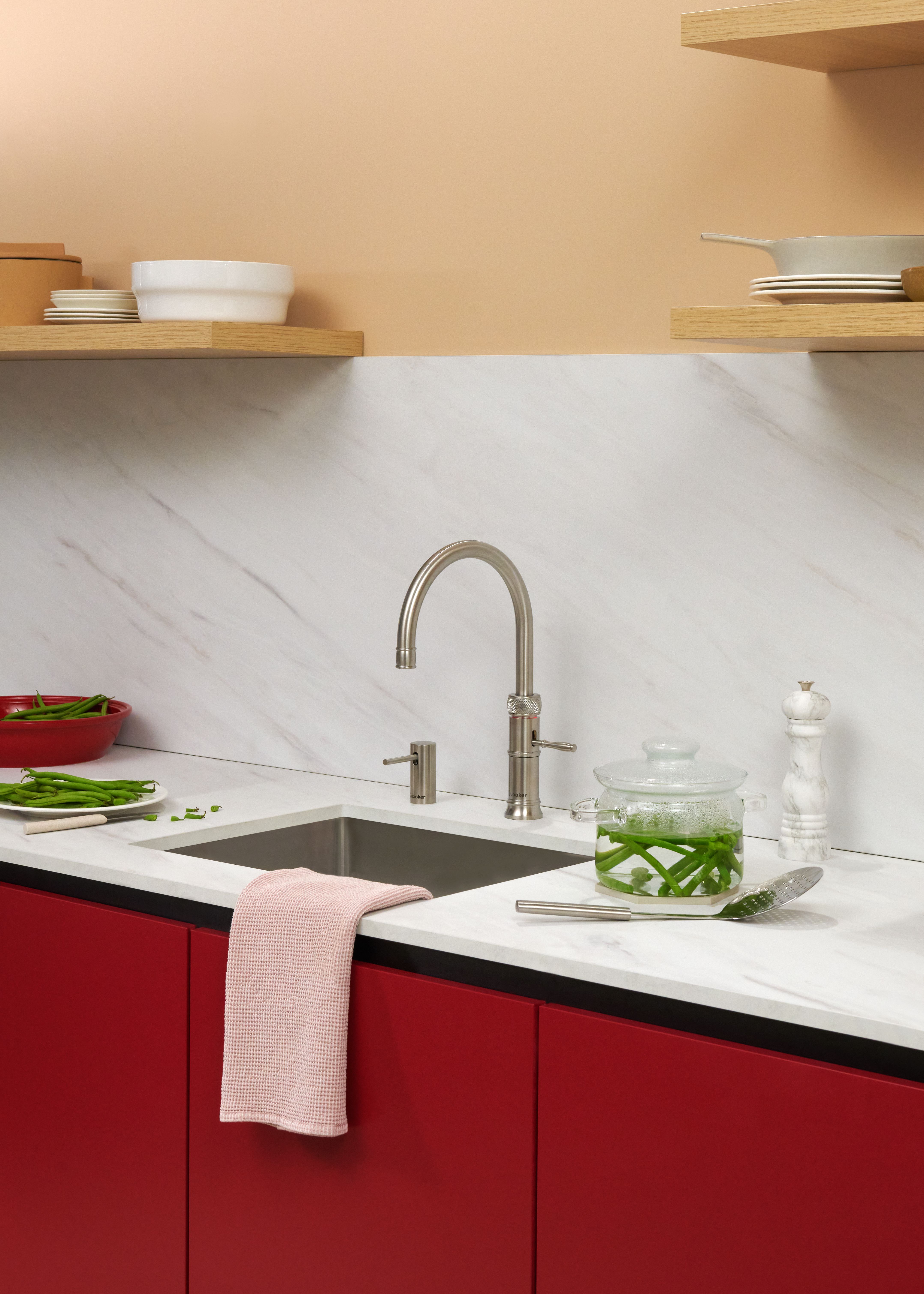 Quooker Combi+ Classic Fusion Round RVS  kokendwaterkraan afbeelding 5