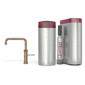 Quooker Combi+ Classic Fusion Square Messing Patina + Cub
