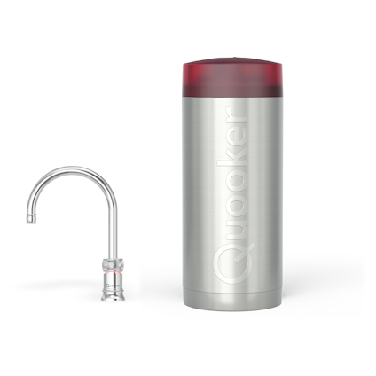 Quooker Combi+ Classic Nordic Round RVS