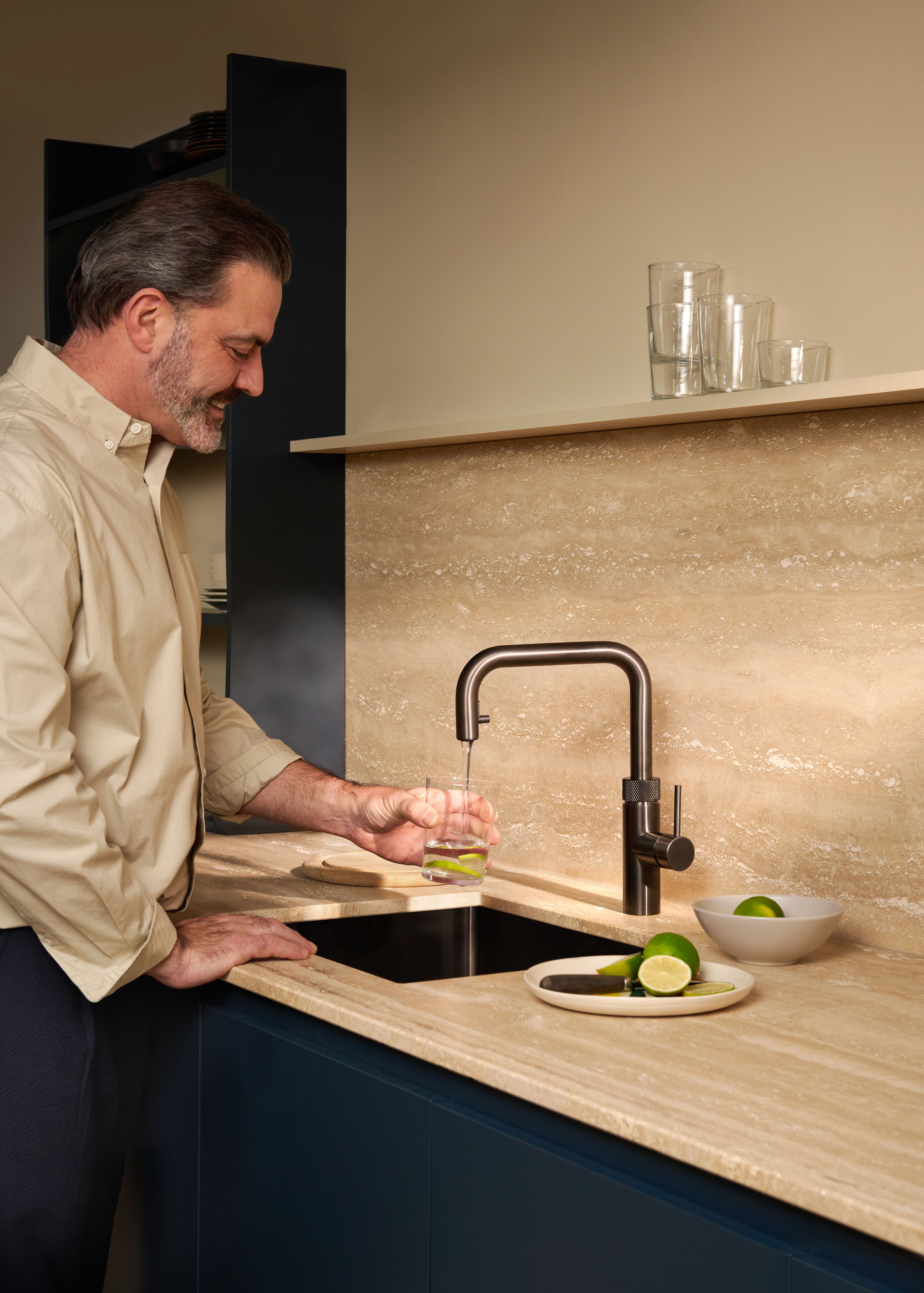 Combi+ Flex Square Gun Metal + Cube van Quooker afbeelding 6