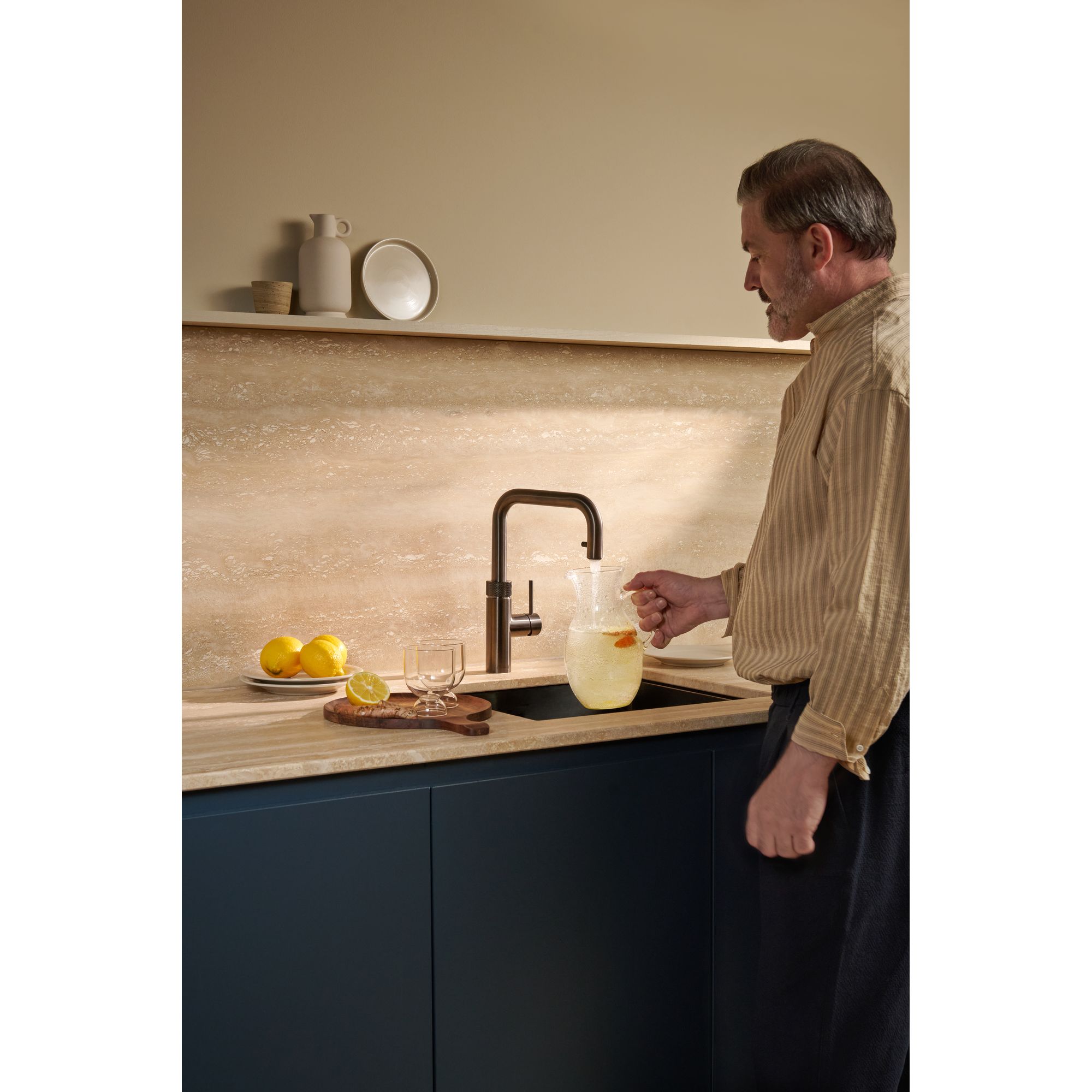 Quooker Combi+ Flex Square Gun Metal + Cube afbeelding 7