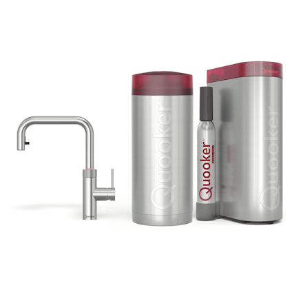 Quooker Combi+ Flex Square RVS + Cube