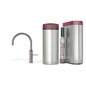 Quooker Combi+ Fusion Round Gun Metal + Cube