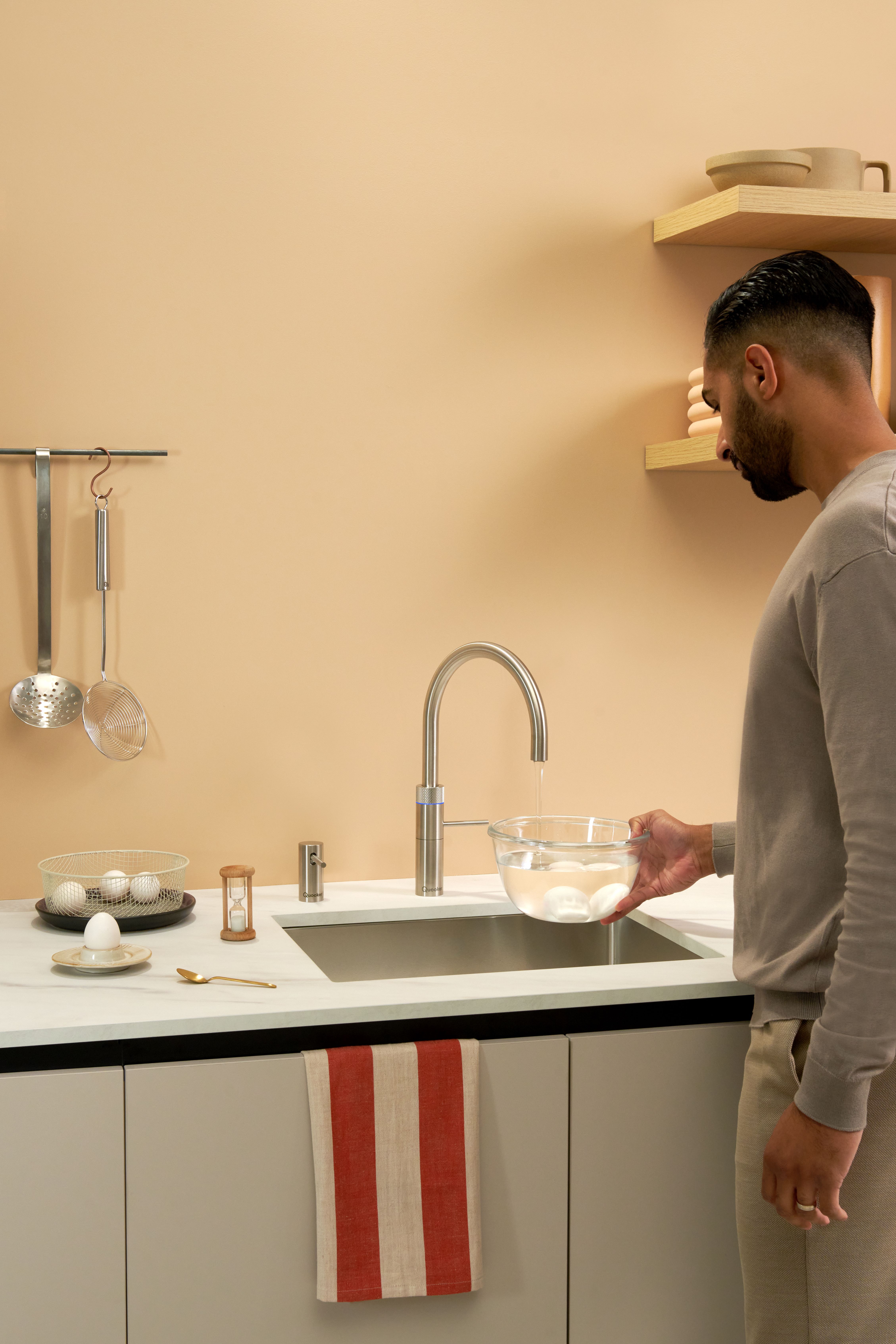 Quooker Combi+ Fusion Round RVS  kokendwaterkraan afbeelding 5