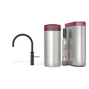 Quooker Combi+ Fusion Round Zwart + Cube