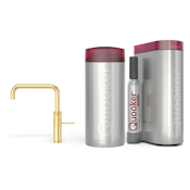 Quooker Combi+ Fusion Square Goud + Cube