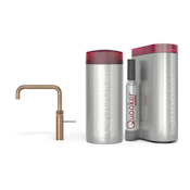 Quooker Combi+ Fusion Square Messing Patina + Cube