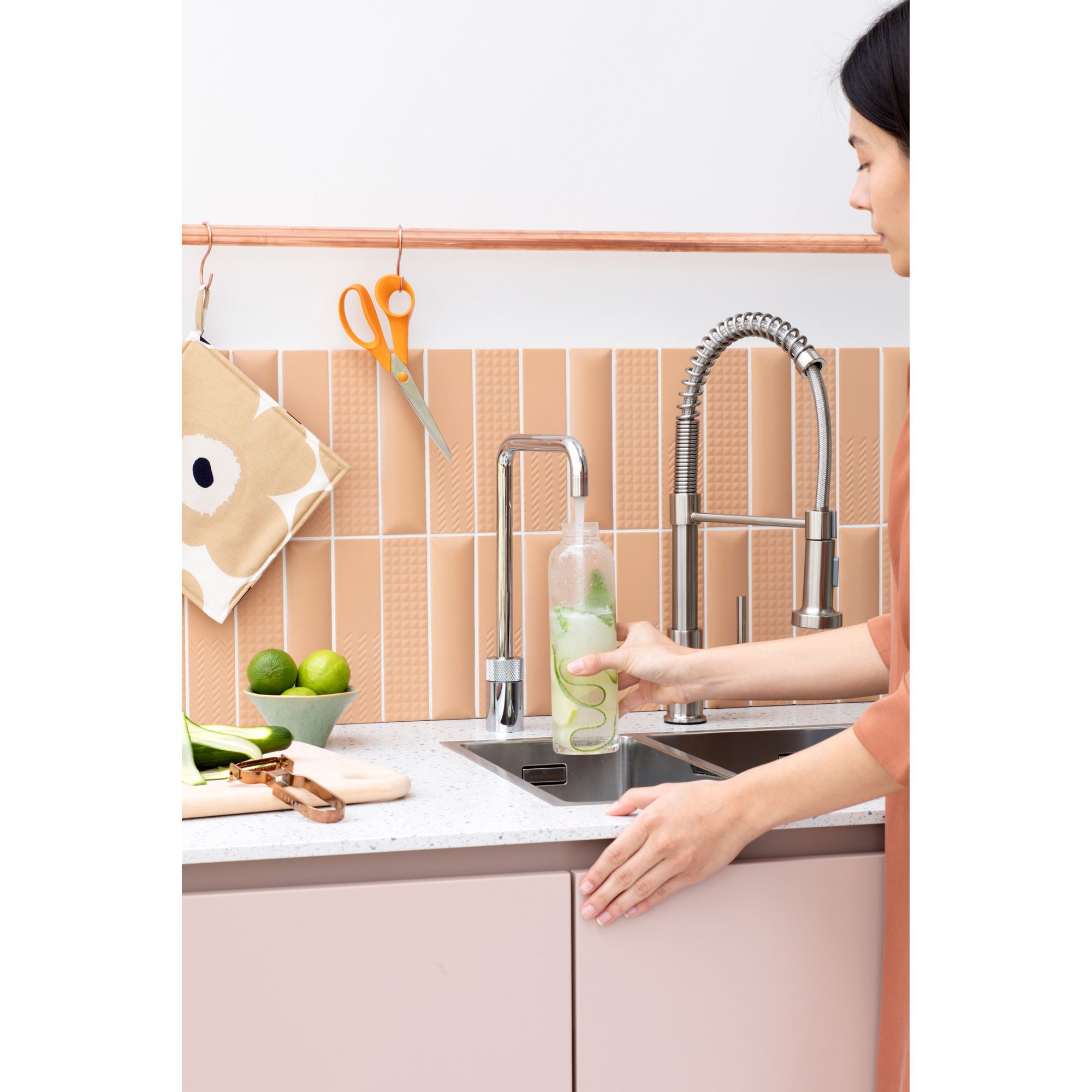 Quooker Combi+ Nordic Square Chroom + Cube afbeelding 7