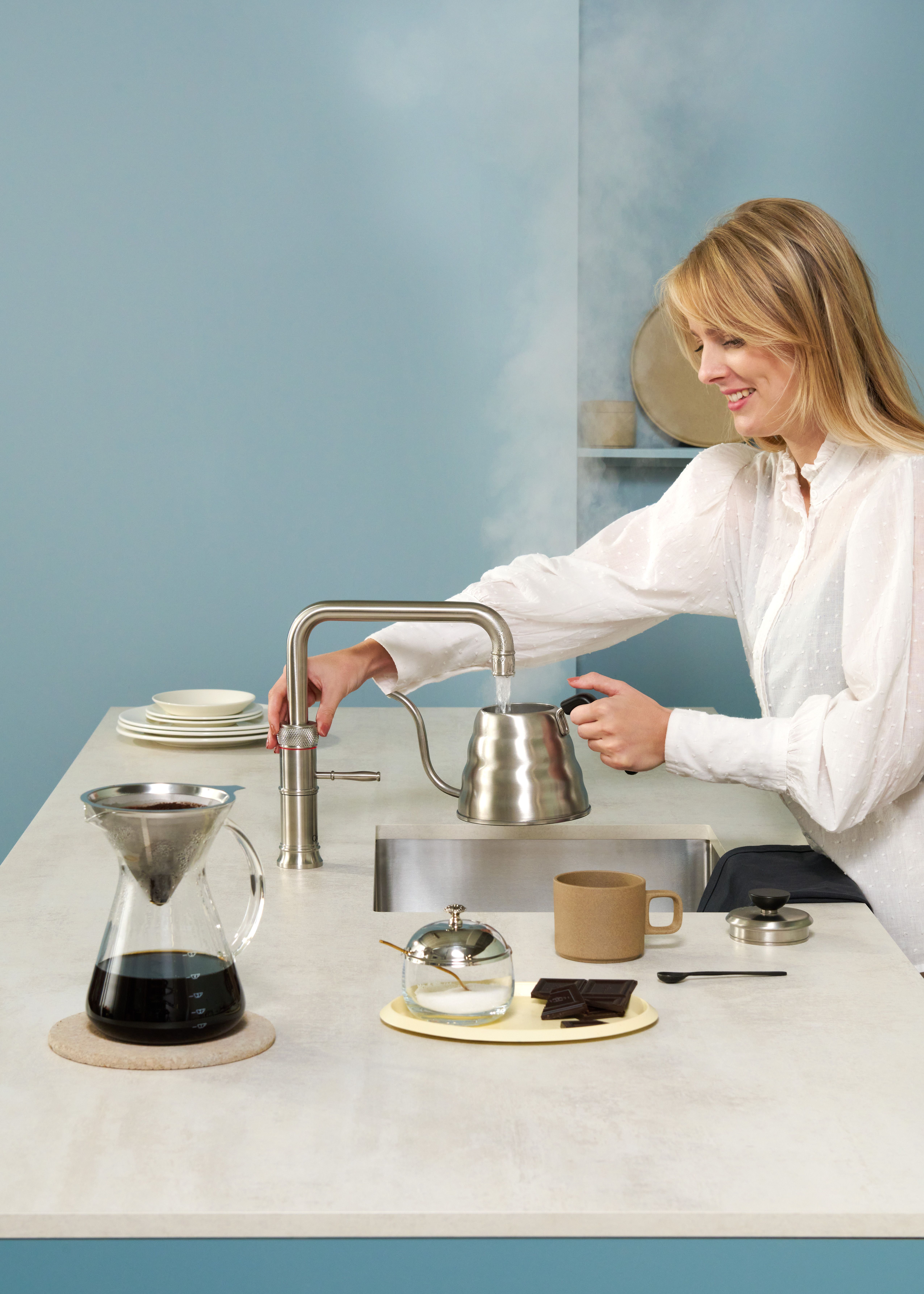 Quooker Combi Classic Fusion Square RVS  kokendwaterkraan afbeelding 5