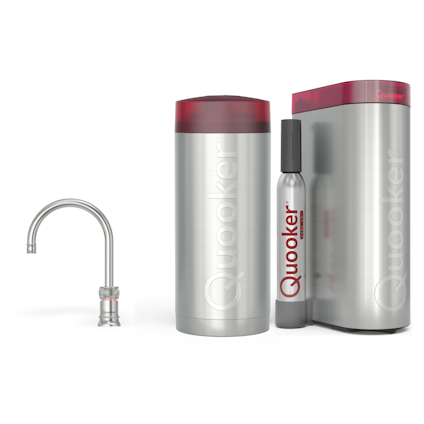 Quooker Combi Classic Nordic Round Chroom + Cube