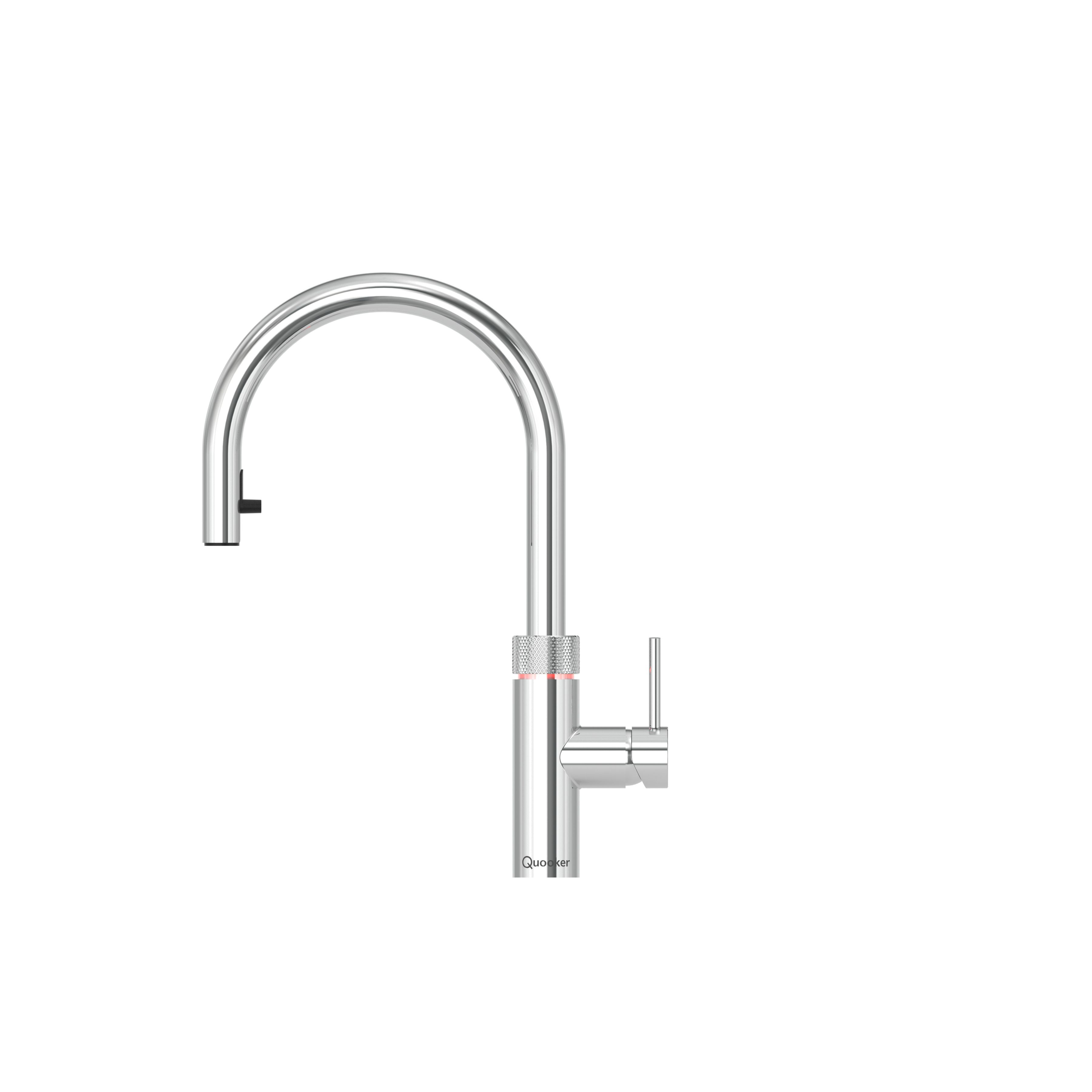 Quooker kokendwaterkraan Combi Flex Round Chroom + Cube afbeelding 3