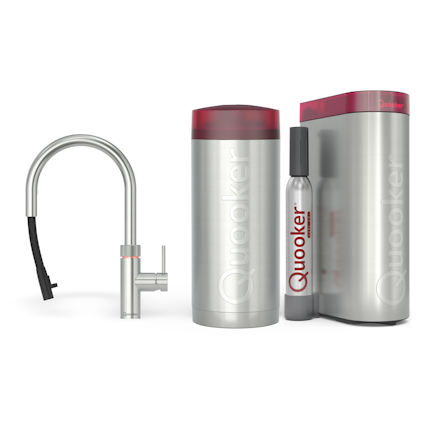 Quooker Combi Flex Round RVS + Cube