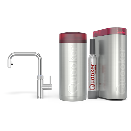 Quooker Combi Flex Square Chroom + Cube