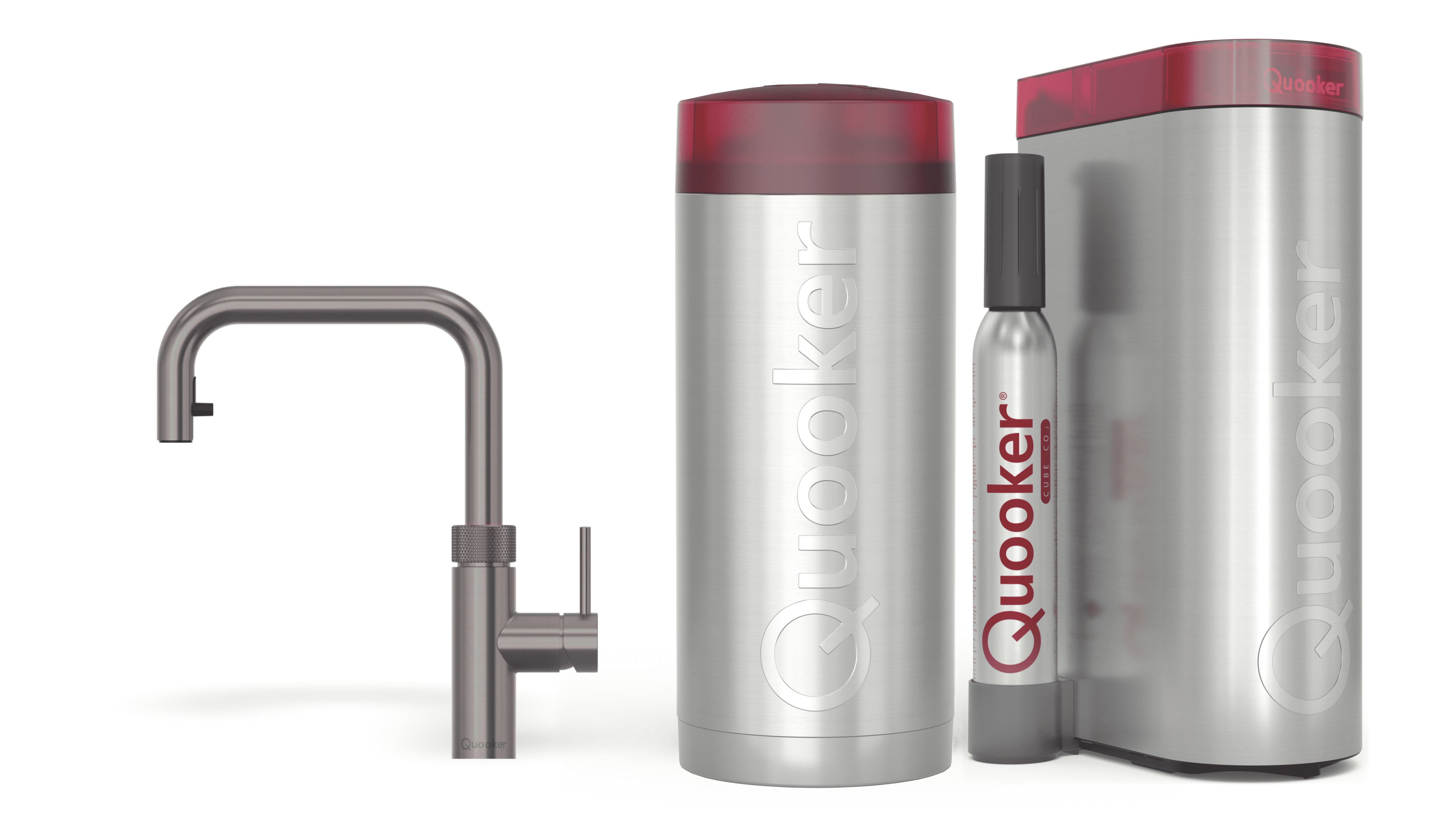Quooker Combi Flex Square Gun Metal + Cube