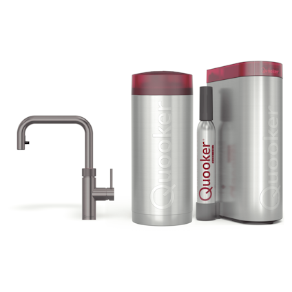Quooker Combi Flex Square Gun Metal + Cube