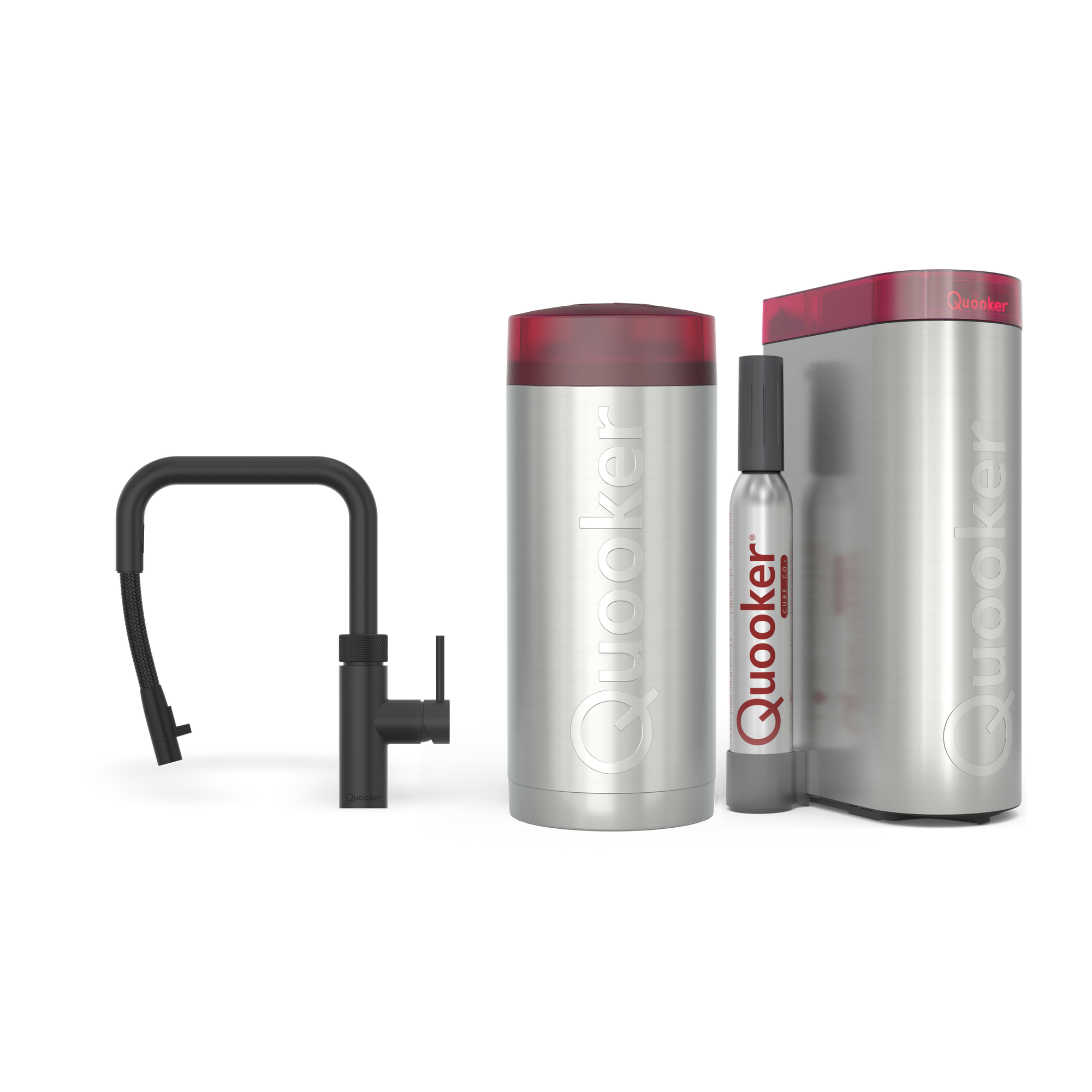 Quooker Combi Flex Square Zwart + Cube