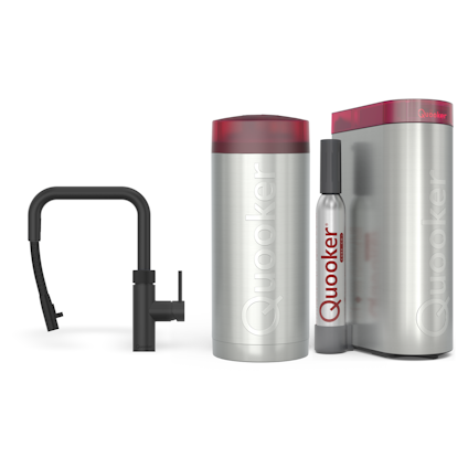 Quooker Combi Flex Square Zwart + Cube