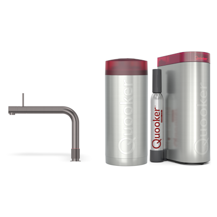 Quooker Combi Front Gun Metal + Cube