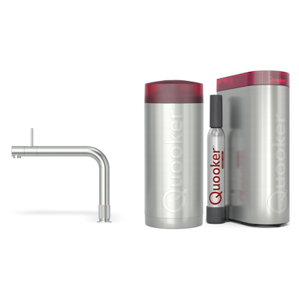 Quooker Combi Front RVS + Cube