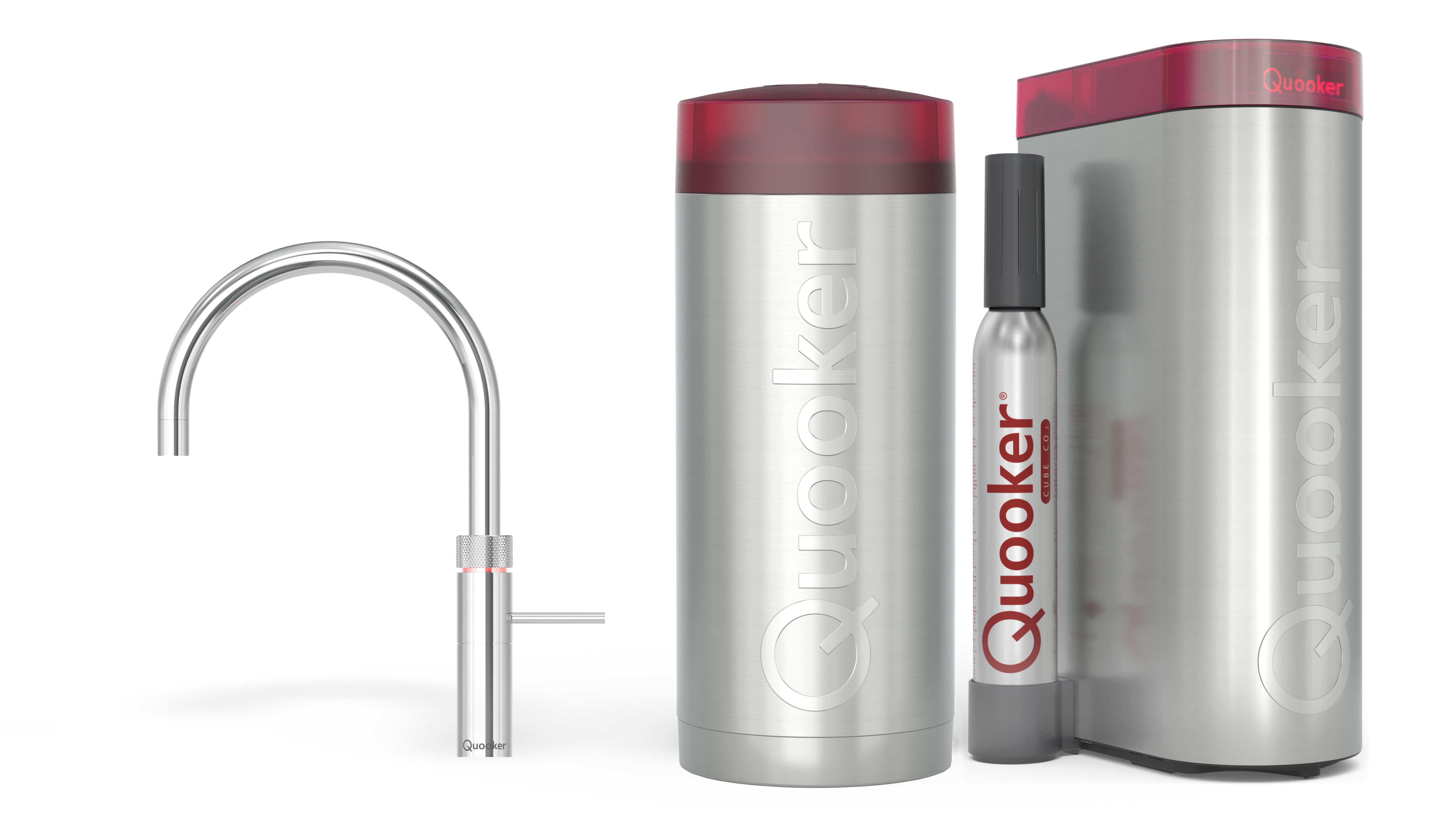 Quooker Combi Fusion Round Chroom + Cube