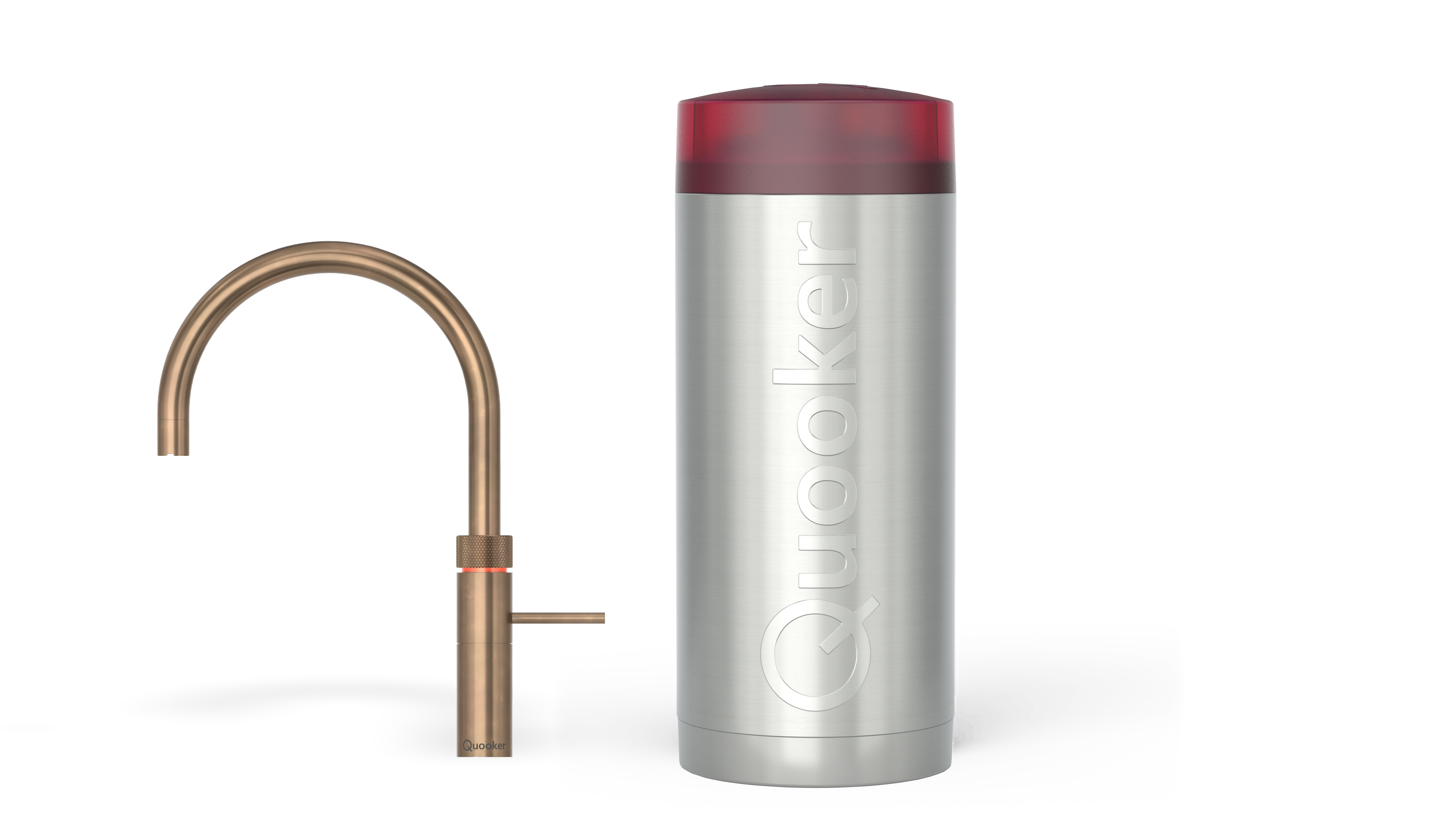 Quooker Combi Fusion Round Messing Patina