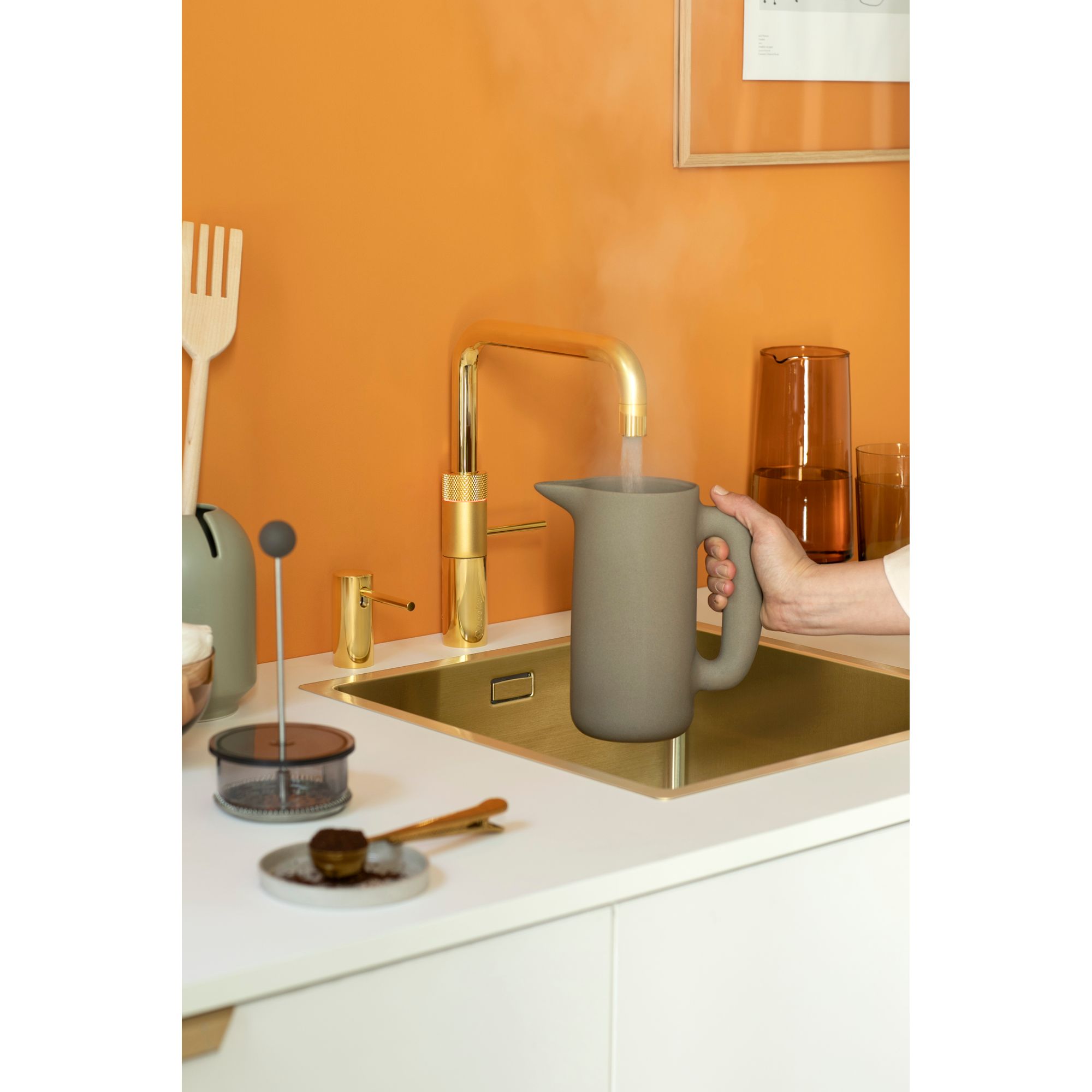 Quooker Combi Fusion Square Goud + Cube afbeelding 7