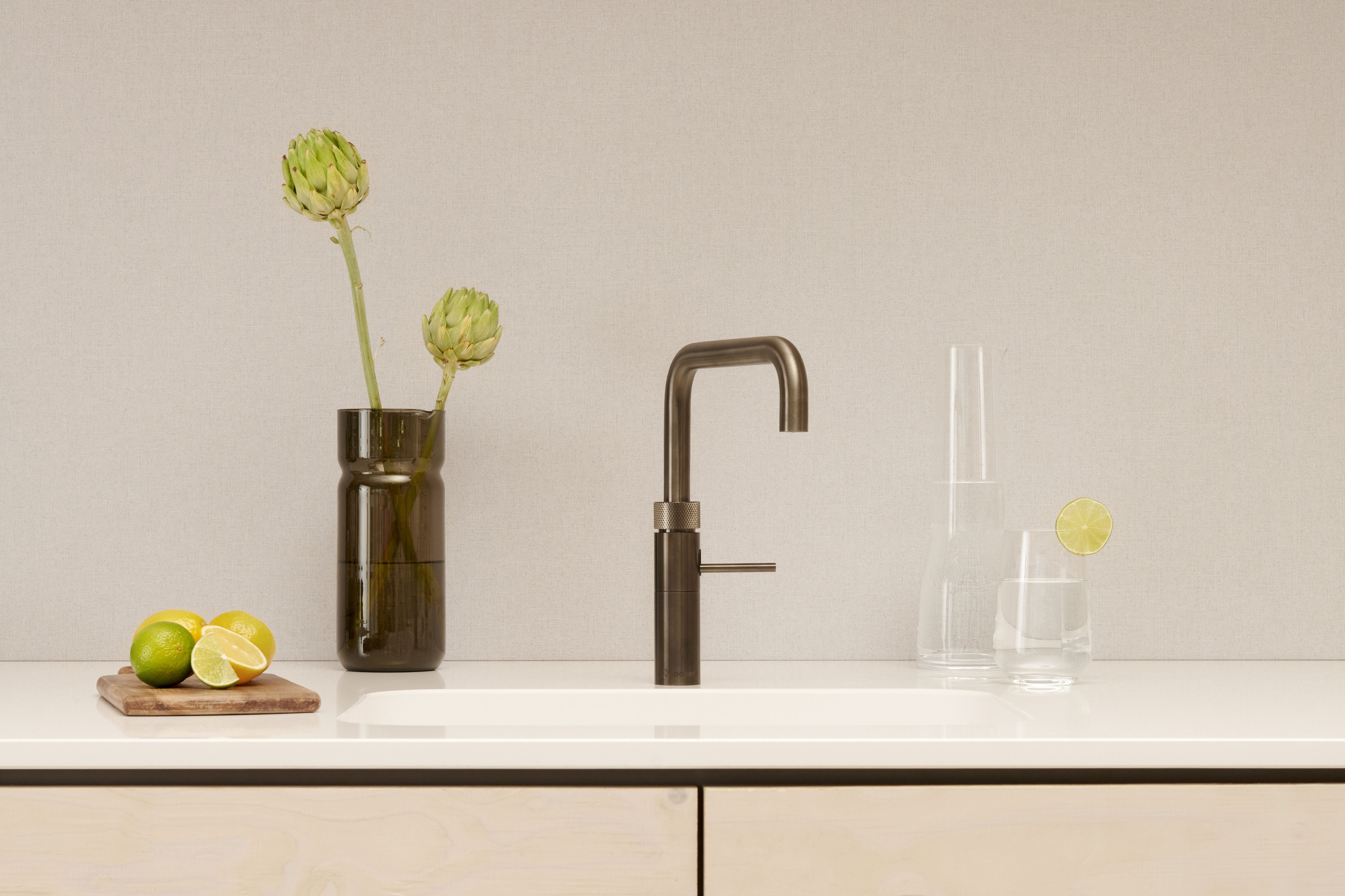 Combi Fusion Square Gun Metal + Cube van Quooker afbeelding 6